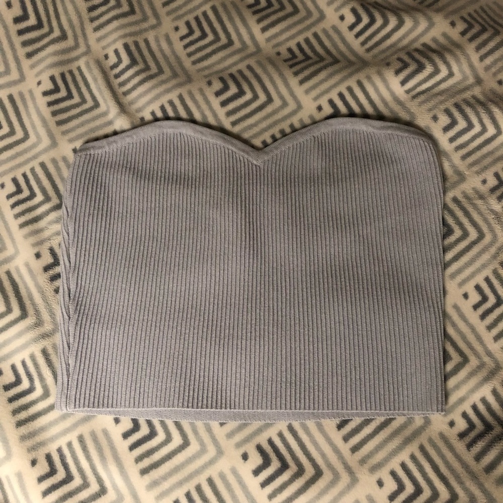 LA Hearts sweetheart cropped tube top